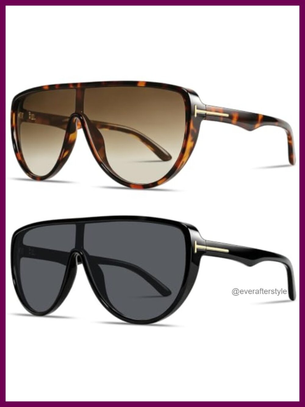 Oversized Aviator Sunglasses Retro Vintage Pilot UV400 Metal Alloy